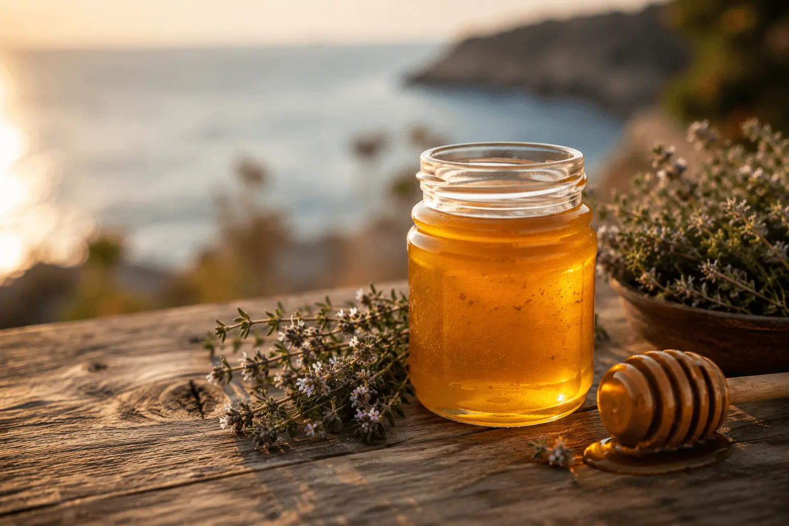 Timjanhonung från Medelhavet – Kreta, Sicilien & Marocko
